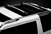 Land Rover Discovery IV 2009–2017 Strešni prtljažnik (prečne palice) za integrirane strešne nosilce OEM (2 kos) Črna fotografija 3