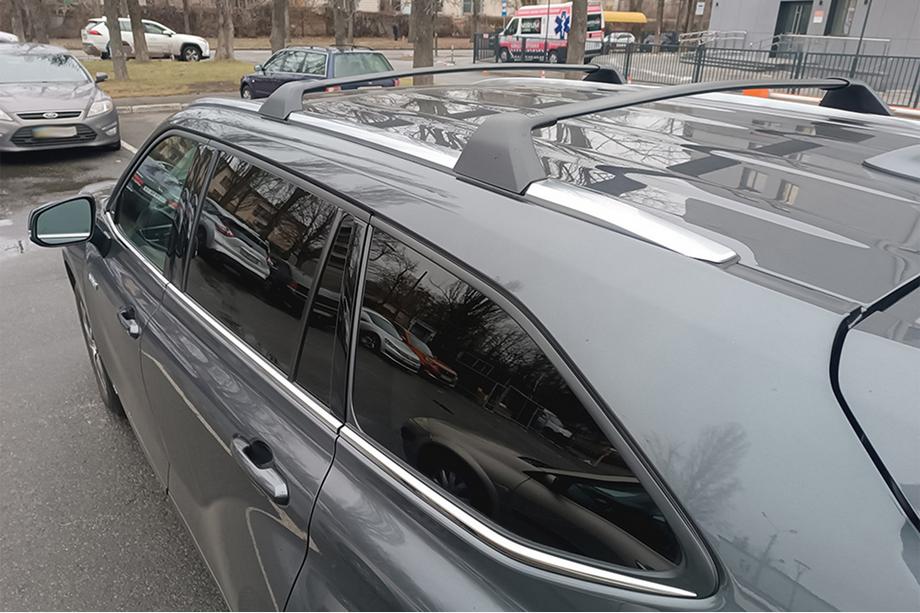 Toyota Highlander 2019– Strešni prtljažnik (prečne palice) za integrirane strešne nosilce OEM (2 kos) Fotografija 3