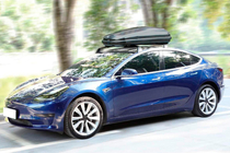 Tesla Model 3 2017– Zaklepni OEM prečni nosilci za tovarniške pritrdilne točke (2 kosa) fotografija 4