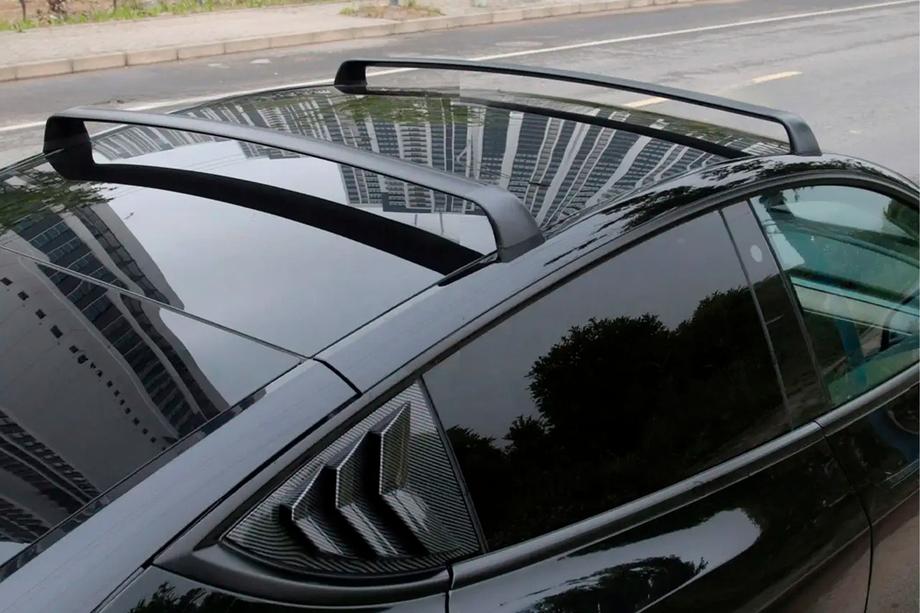 Tesla Model 3 2017– Zaklepni OEM prečni nosilci za tovarniške pritrdilne točke (2 kosa) Image