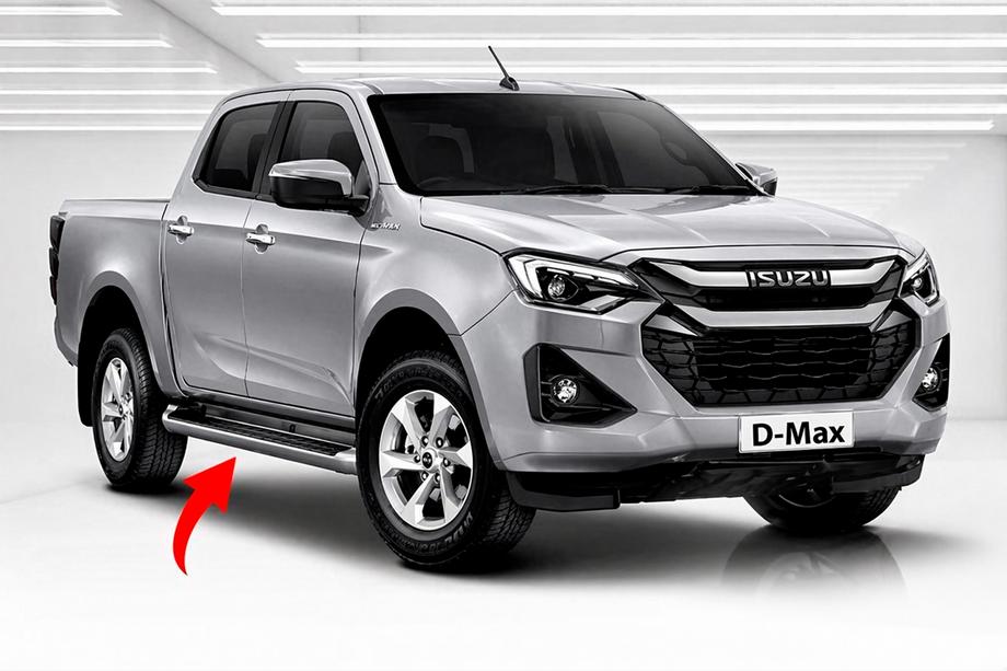Isuzu D-Max 2019– OEM stranski pragovi (2 kosa) Image
