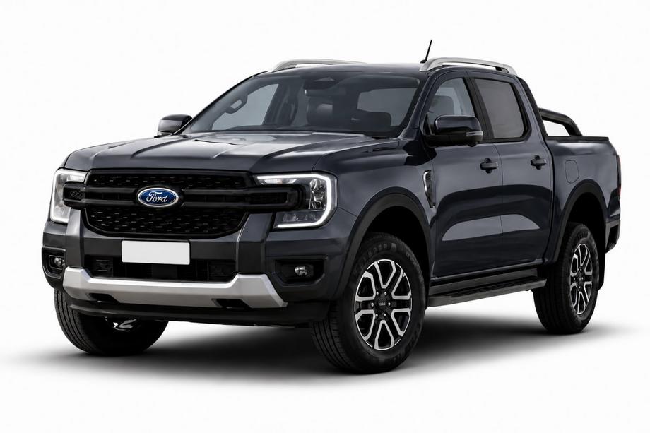 Ford Ranger 2022– OEM strešne letve sive (ABS plastika, montaža z lepilom) Image