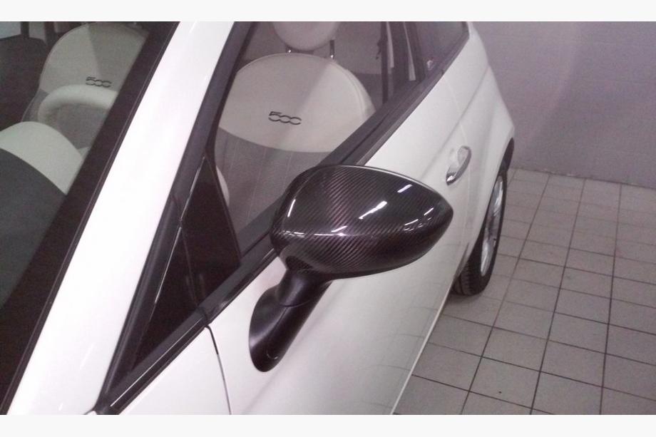 Fiat 500/500L 2013–2022 Karbonški pokrovi ogledal 2007-2015 (2 kos, pravi karbon) Fotografija 5