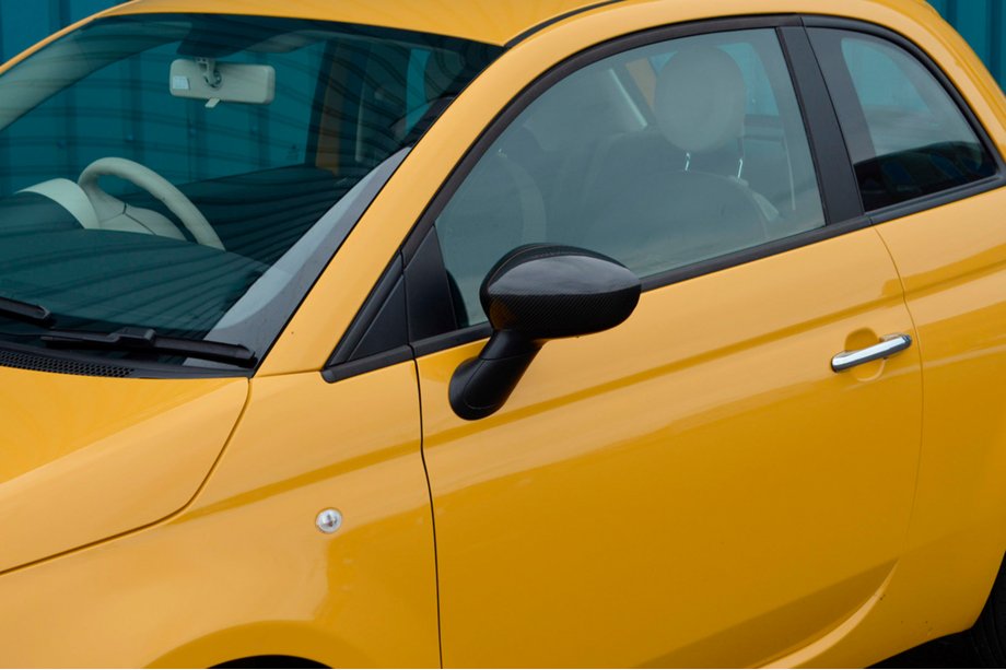 Fiat 500/500L 2013–2022 Karbonški pokrovi ogledal 2007-2015 (2 kos, pravi karbon) Fotografija 13
