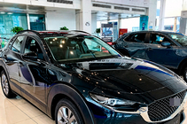 Mazda CX-30 2019– Integrirane strešne sani OEM (2 kosa) Siva fotografija 3