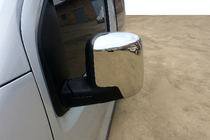 Fiat Fiorino/Qubo 2008–2024 Zgornje obloge ogledal (2 kosa, nerjaveče jeklo) fotografija 1
