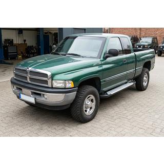 Stranske stopnice Allmond Grey (2 kosa, aluminij) Dodge RAM (BR/BE) 1994–2002 fotografija 1
