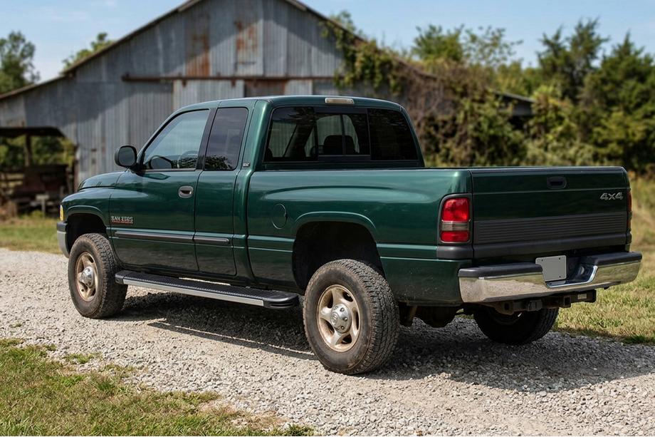 Dodge RAM (BR/BE) 1994–2002 Stranske stopnice Maya V1 (2 kosa, aluminij) Fotografija 1