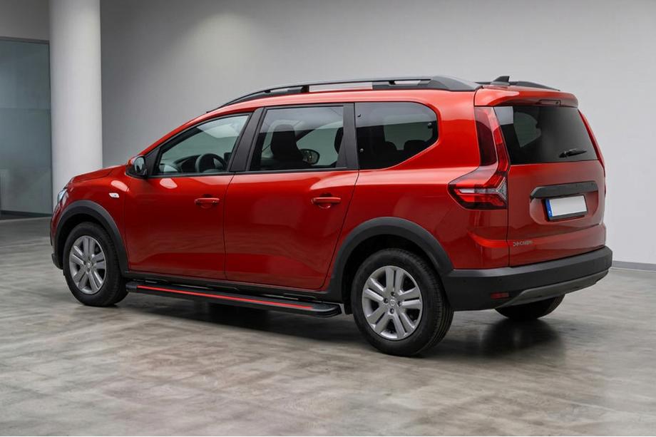 Dacia Jogger 2022– Bočne stopnice Maya Red (2 kos, aluminij) Image