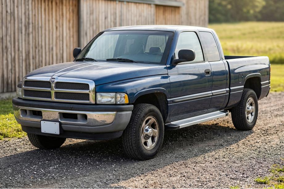 Dodge RAM (BR/BE) 1994–2002 Stranske stopnice Maya V2 (kos, aluminij) Fotografija 1