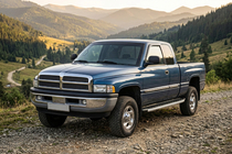 Dodge RAM (BR/BE) 1994–2002 Bočne stopnice Fullmond (2 kos, aluminij) fotografija 1