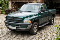 Dodge RAM (BR/BE) 1994–2002 Stranski pragovi Maydos V1 (2 kos, aluminij ↗ nerjaveče jeklo) fotografija 1