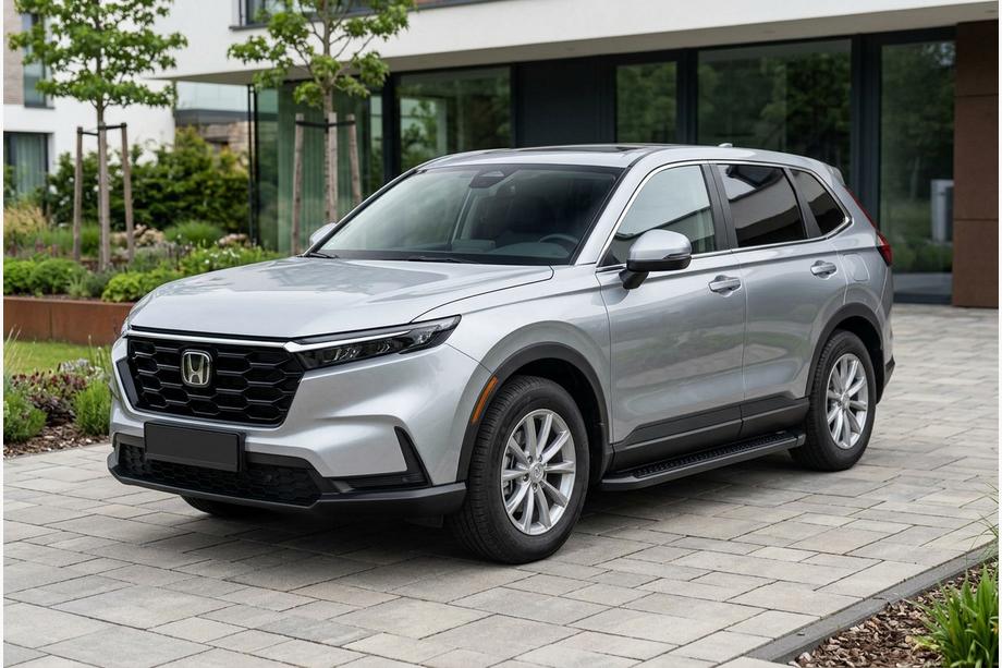 Honda CRV 2022– Bočne stopnice Allmond Black (2 kosa, aluminij) Fotografija 1