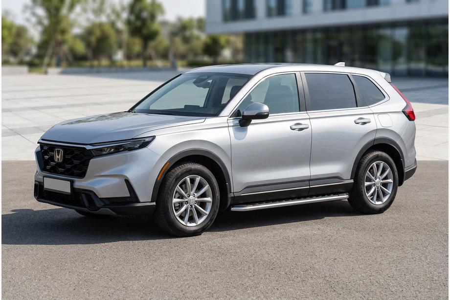 Honda CRV 2022– Stranski pragovi Maydos V1 (2 kos, aluminij ↗ nerjaveče jeklo) Fotografija 1