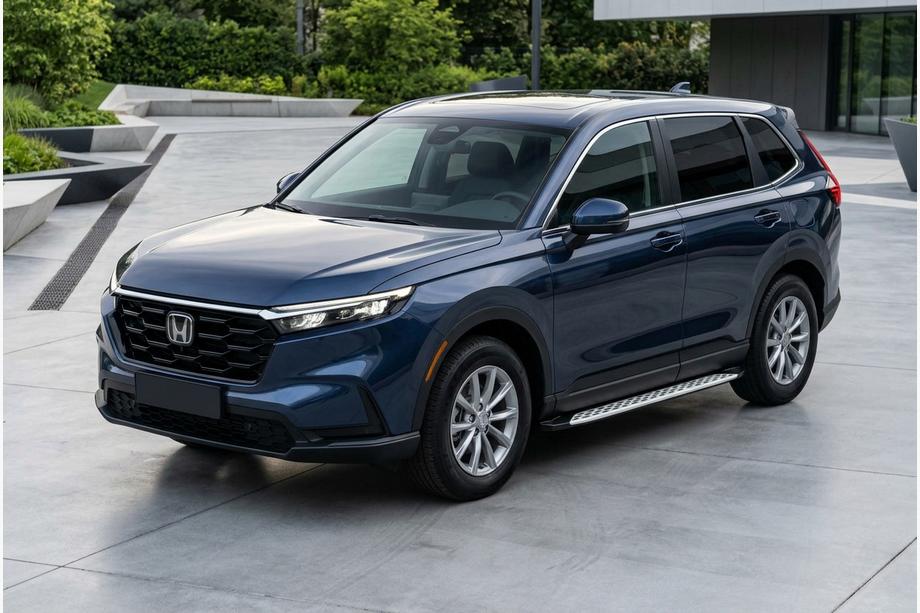 Honda CRV 2022– Stranske stopnice Shining V1 (2 kos, aluminij) Fotografija 1