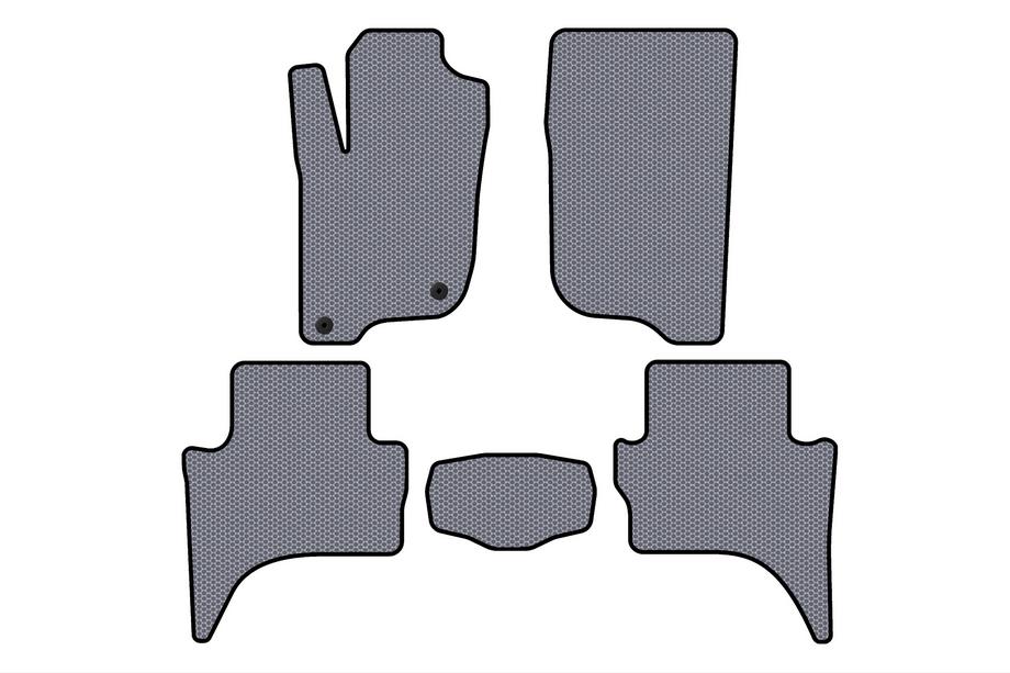 Mitsubishi L200 2015–2024 Gumijasti avto tepihi Carsuit (Short base, siva) Image