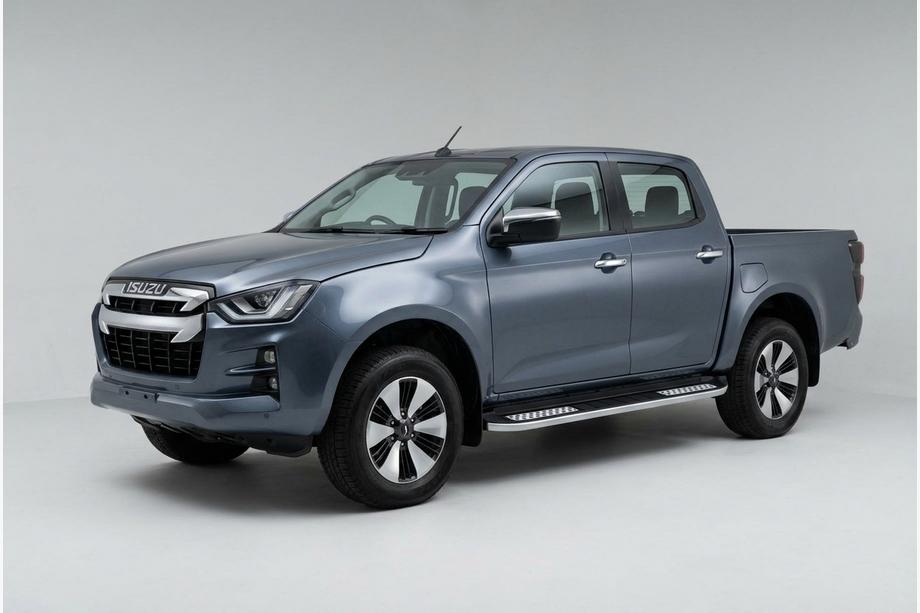 Isuzu D-Max 2019– Stranske stopnice Tayga V2 (2 kos, aluminij) Image