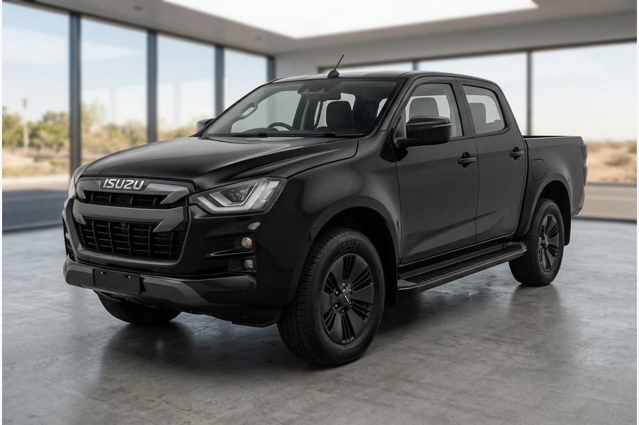 Isuzu D-Max 2019– Stranski pragovi Tayga Black (2 kos, aluminij) Image