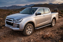 Isuzu D-Max 2019– Stranski pragovi Maydos V1 (2 kos, aluminij ↗ nerjaveče jeklo) fotografija 1