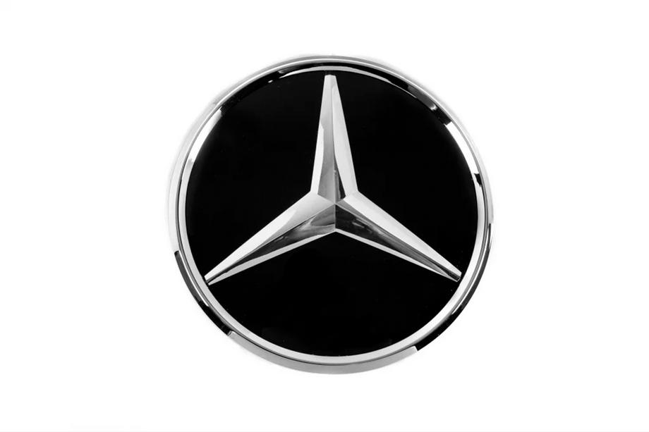 Mercedes GLE kupe C292 2015–2019 Znižano – sprednji emblem pod steklom, kromiran rob a0008880111 Fotografija 1