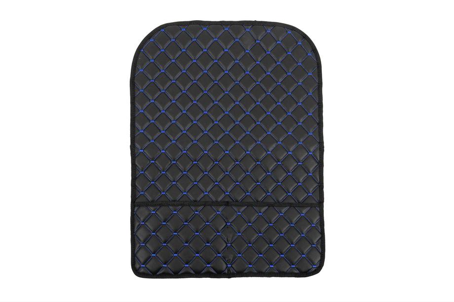 Organizator za naslon sedeža Velur (1 kos, črn z modrim šivom) Image