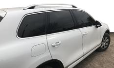 Porsche Cayenne 2010–2017 Strešne vzdolžne letve Skyport (mat siva) fotografija 2