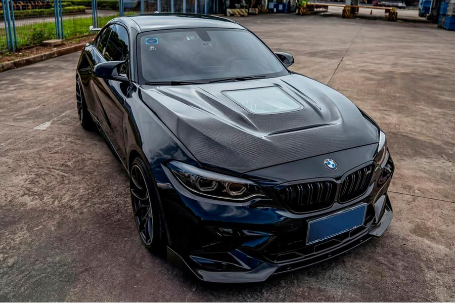 BMW serija 2 F22/F23 2014–2021 Pokrov motorja V2 (karbon) Image
