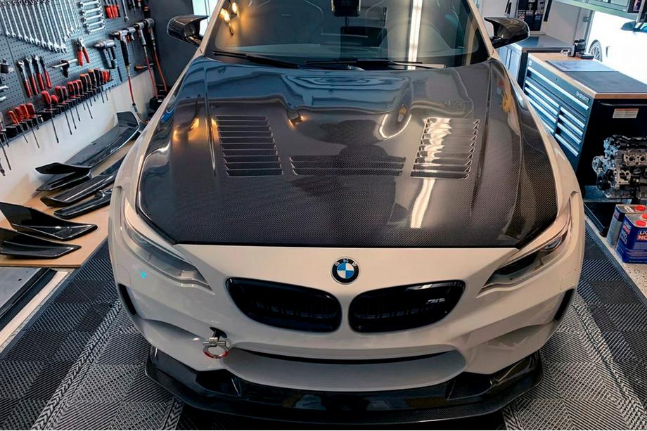 BMW serija 2 F22/F23 2014–2021 Pokrov motorja V4 (karbon) Image
