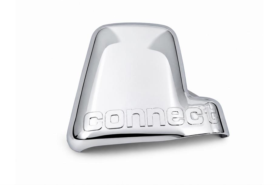 Ford Connect 2010–2013 Pokrovi ogledal, varianta št. 1 z logotipom desni (1 kos, plastika) Image