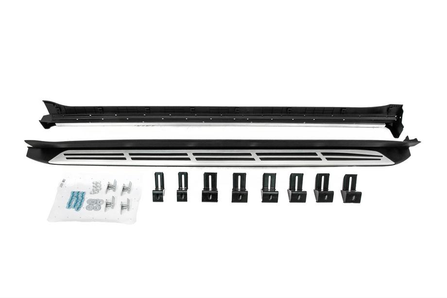 Kia Sorento IV MQ4 2020– Stranske stopnice OEM V2 (2 kosa, aluminij + plastika) Fotografija 2