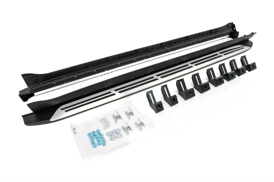 Kia Sorento IV MQ4 2020– Stranske stopnice OEM V2 (2 kosa, aluminij + plastika) Fotografija 3