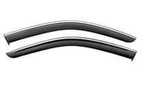 Mercedes GLE/ML class W166 2011–2018 Vetrni deflektorji za okna s kromirano letvico Niken Luxury (2 kosa) fotografija 1