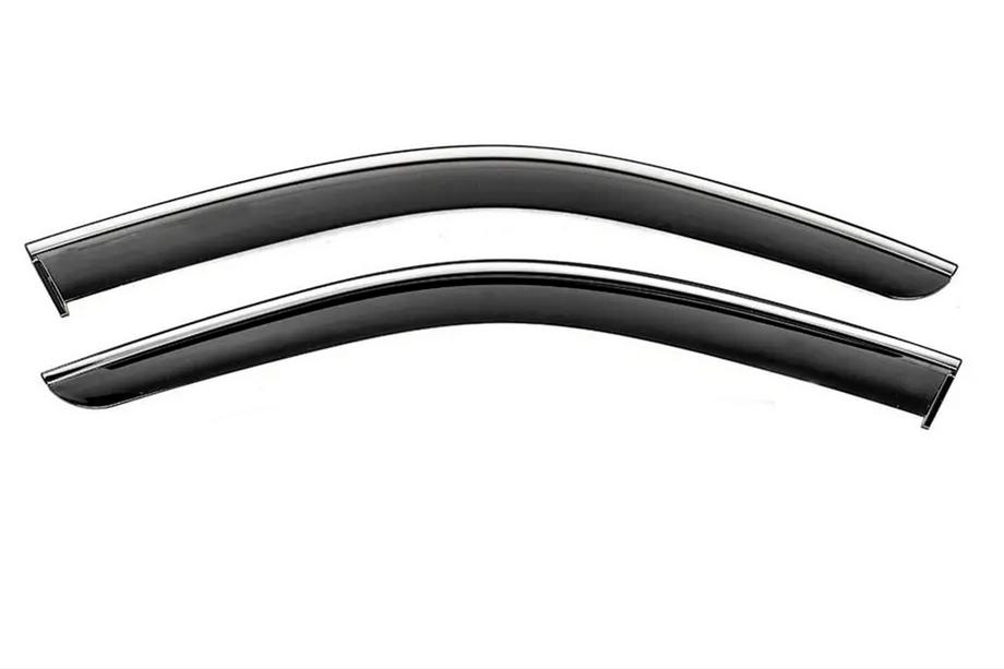 Mercedes GLE/ML class W166 2011–2018 Vetrni deflektorji za okna s kromirano letvico Niken Luxury (2 kosa) Image