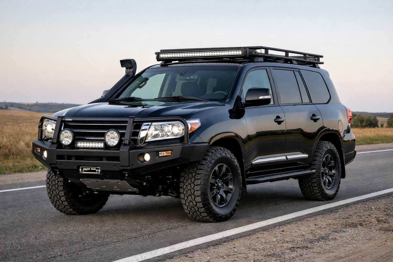 Nadgradnja Toyota Land Cruiser 200 za avtocesto brez garažnega tuninga