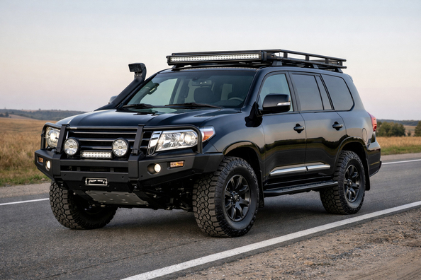 Nadgradnja Toyota Land Cruiser 200 za avtocesto brez garažnega tuninga