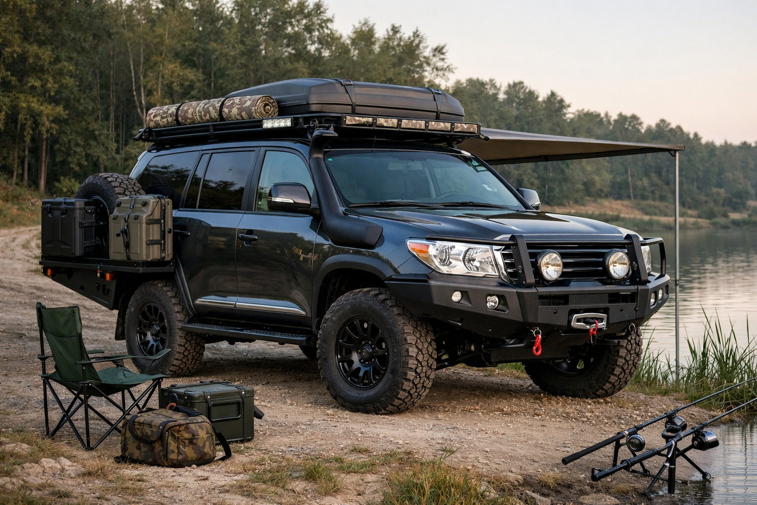 Paket predelav za Toyota Land Cruiser 200 za ribolov in slabe ceste