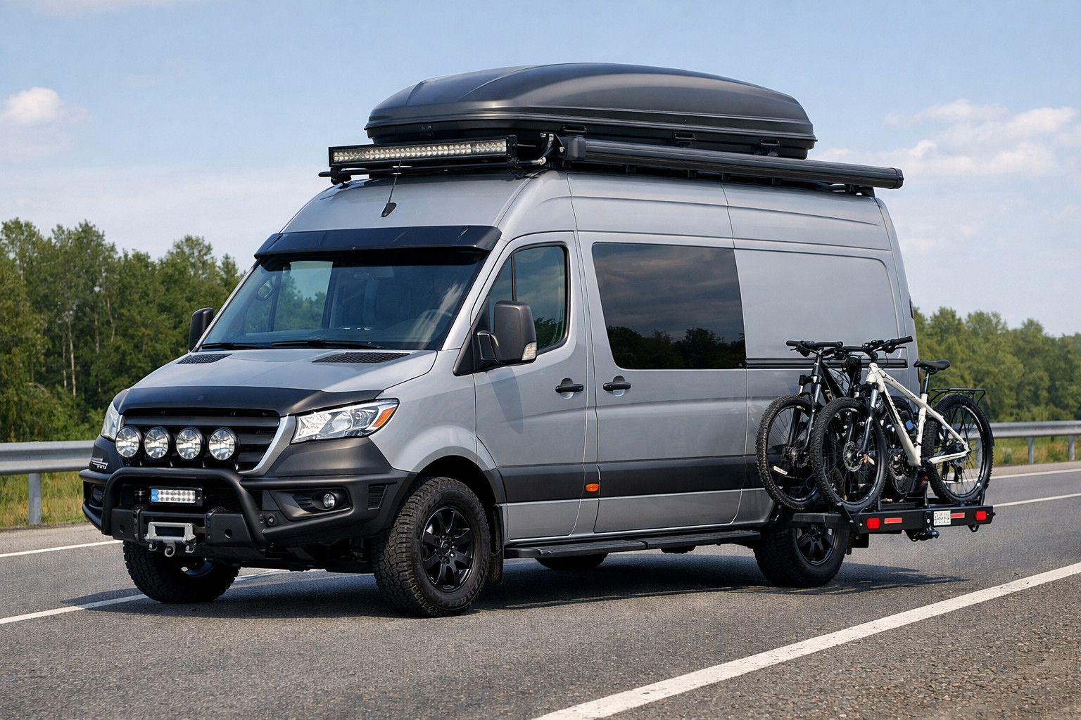 Kaj namestiti na Mercedes Sprinter W907/W910 za vožnjo po avtocesti