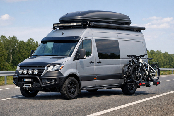 Kaj namestiti na Mercedes Sprinter W907/W910 za vožnjo po avtocesti
