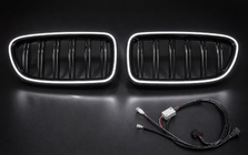 BMW serija 5 F10/F11 2010–2016 BMW ledvički maski M-look LED (črna visok sijaj) fotografija 5