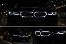 BMW serija 3 G20/G21 2018– Ledvičke 1-Bar LED (2022+, sijajno črna) fotografija 5