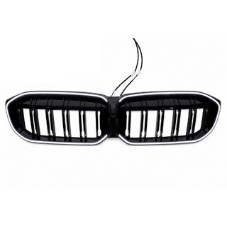 M-Look LED ledvični rešetki (2022+, črna visok sijaj) BMW serija 3 G20/G21 2018– fotografija 2