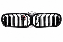BMW serija 5 G30/G31 2017–2023 M-Look V1 LED ledvični rešetki (2021-2023, sijajno črna) fotografija 3