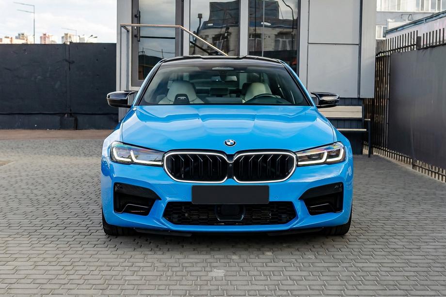 BMW serija 5 G30/G31 2017–2023 M-Look V1 LED ledvični rešetki (2021-2023, sijajno črna) Image