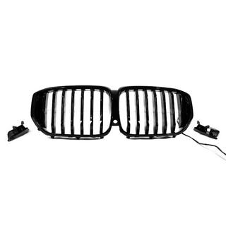 Ledvična maska 1 Bar LED (2019-2022, sijajno črna) BMW X5 G05 2019–2026 fotografija 2