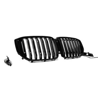 Ledvična maska 1 Bar LED (2019-2022, sijajno črna) BMW X5 G05 2019–2026 fotografija 4