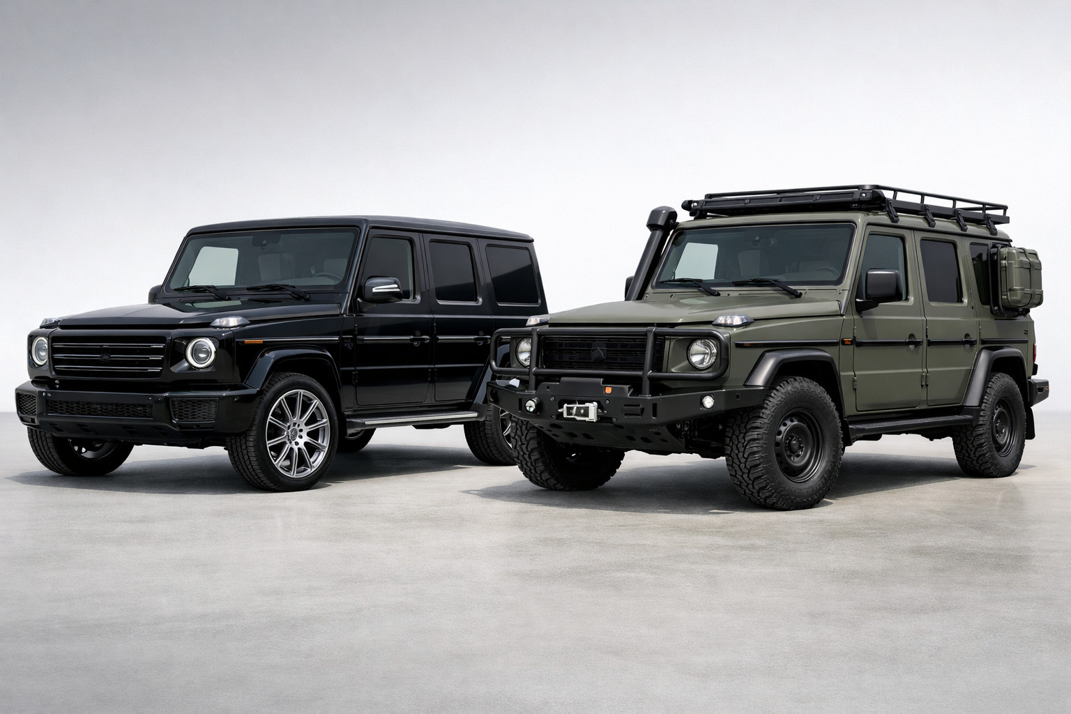 Mercedes G-Class W463A vs W464: razlike med civilnim in profesionalnim G-Class