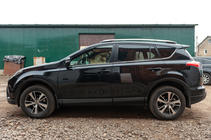 Toyota Rav 4 2013–2018 Sivi OEM strešni vzdolžni nosilci (aluminij) fotografija 6