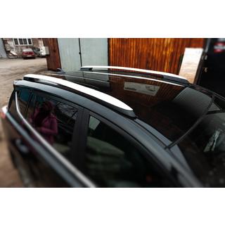 Sivi OEM strešni vzdolžni nosilci (aluminij) Toyota Rav 4 2013–2018 fotografija 4