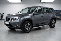 Nissan Terrano 2014– Stranski pragovi Tayga Grey (2 kosa, aluminij) fotografija 1