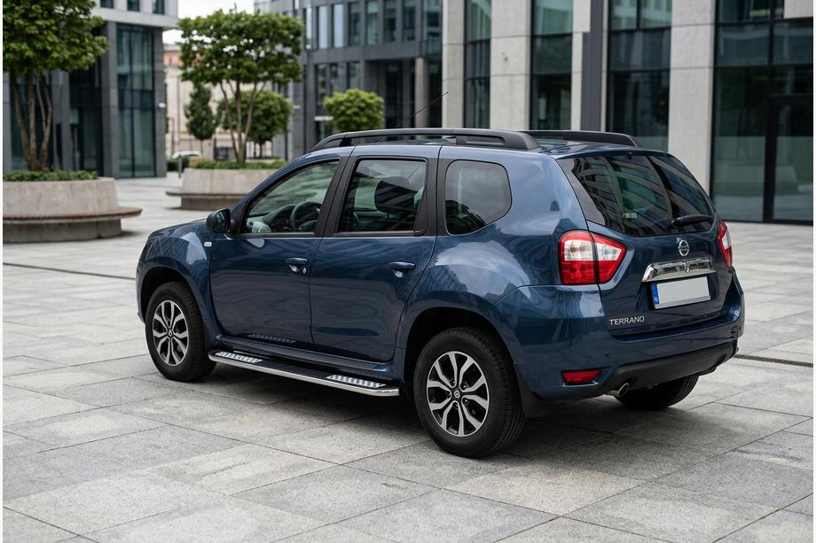 Nissan Terrano 2014– Stranske stopnice Tayga V2 (2 kos, aluminij) Image